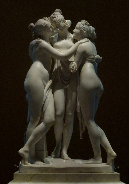 lost-in-centuries-long-gone:Canova, The Three Graces by jacquemart on Flickr.Victoria