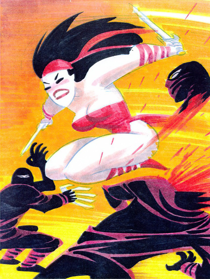 cooketimm:  Elektra by Bruce Timm