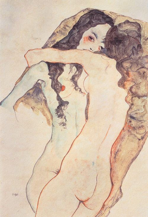 misswallflower: by Egon Schiele