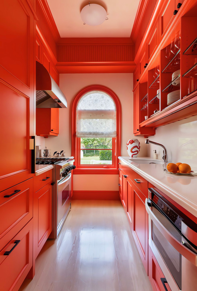 40 Orange Kitchen Designs With Tips & Accessories To Help You Decorate Yours