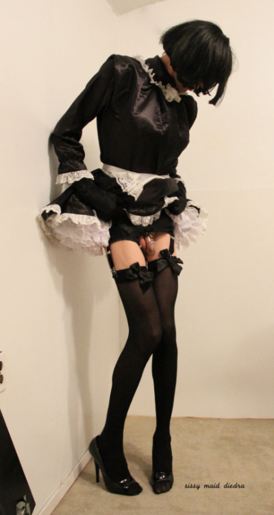 I really need to buy my hubby an elaborate satin maid’s dress.  He’d love it.
