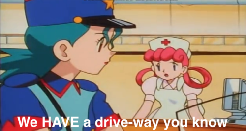 theroguefeminist:  you can tell nurse joy has seen some shit because this only elicits a sassy quip from her 