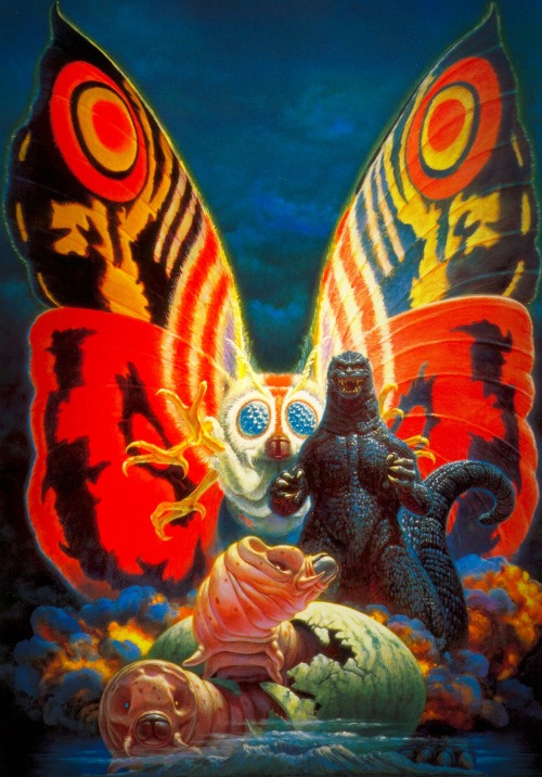 magictransistor:  Noriyoshi Ohrai, Godzilla vs Mothra, 1992.