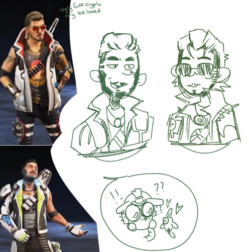 Haven't Had Any Motivation To Draw But Here's A Smal VERY Ugly Sketch Up The Upcoming Fuse And Crypto