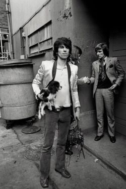 soundsof71:  Keith Richards, “with my dog