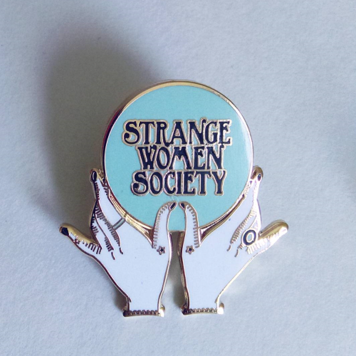 thegolddig: Strange Woman Society Initiation Pin (more information, more gold)