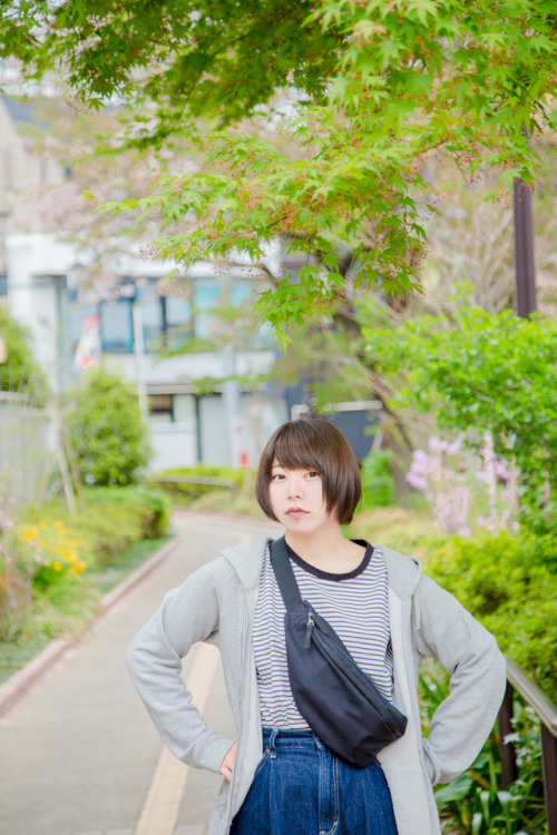 tokyophotolife: title:こなみん♥世田谷線＜山下駅編＞(Konamin loves Setagaya-line&lt;Yamashita station edition&gt;)