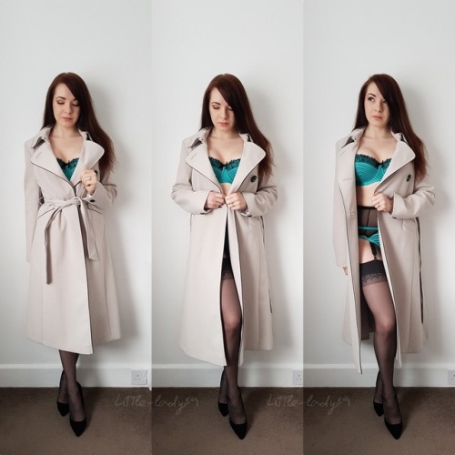 nylons-latex-leather-pvc-lover: Coats are fun beautiful. They’re even more fun when your wet p