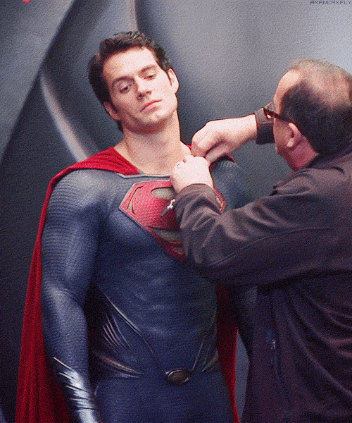 Henry Cavill Behind The Scene Of Zack Snyder’s Man Of Steel.