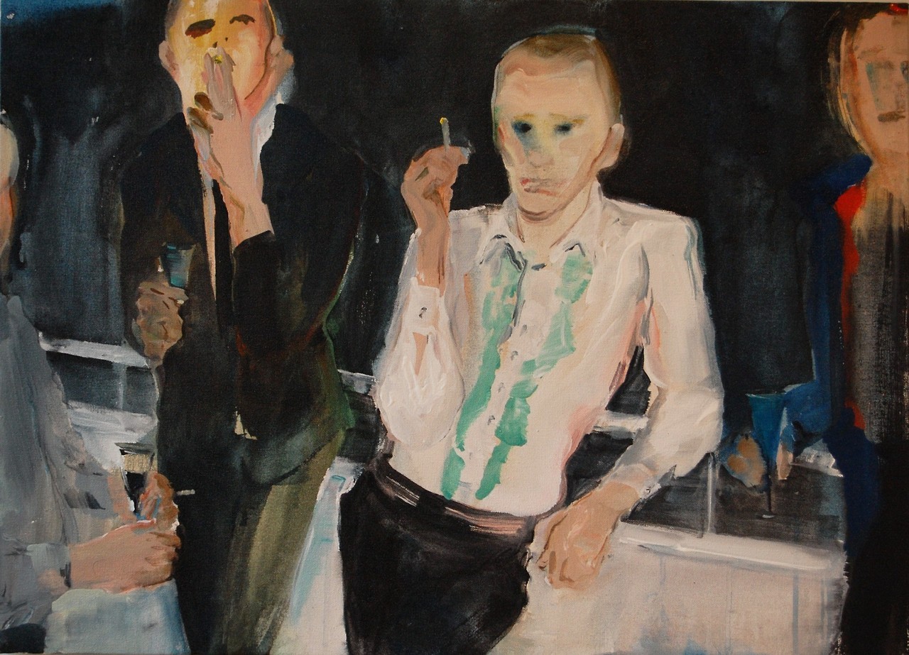 art4gays:  amare-habeo: Marikka Kiirikoff  (Finnish, b.1974) Bridegroom, 2009 Acrylic