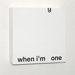 visual-poetry:  »one« by anatol knotek