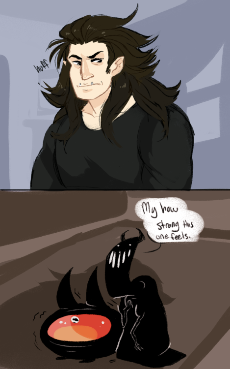it-a:  more ignis and tenebris doodles, ignis and tenebris are much weaker than most demons that hang around in the mortal world, they know when theyre outmatched (well, ignis does, tenebris doesnt care) also witch mom dianna has been putting up with