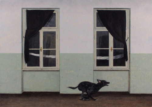 littlethousand: trulyvincent: Dragan Bibin this is the most profoundly terrifying group of paintings