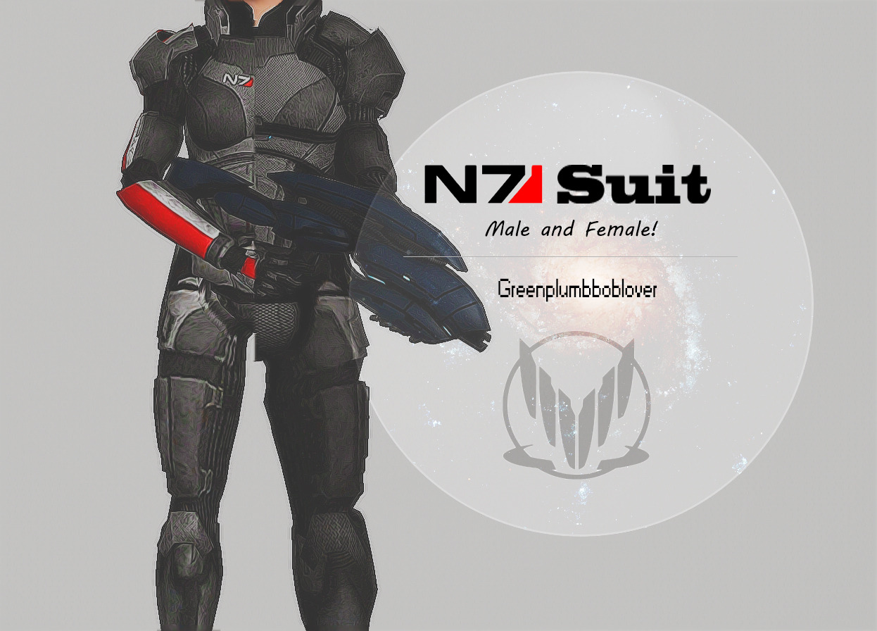 ~N7 Suit Male and Female + Gun Poses!~Addon for this set: CLICK ME!
So some of you might remember that I made a female version of this suit, but I wasn’t happy with it. This is the fixed version with, like with the male version, it has a HD version...