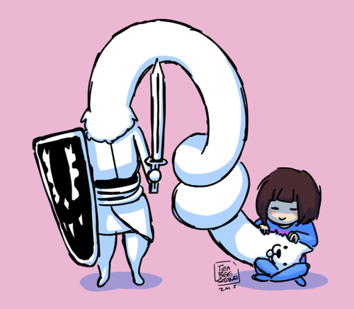 Having a lot of fun playing Undertale on stream! Here are some of my post-game, drawstream Undertale