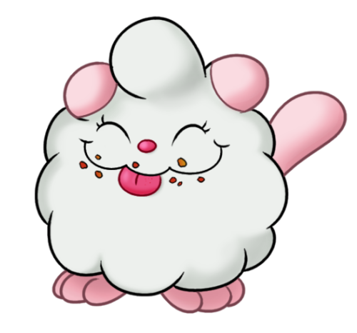 Swirlix from Super Mystery Dungeon. She’s so cute!I really like SMD. It’s waaaay better 