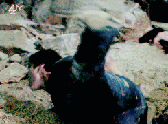 stevebarness:  Sebastian Stan tied up and bloody in Labyrinth (◕‿◕✿) 