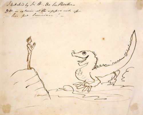horrible-lizards: Iguanodon, 1830s, by Henry De la Beche