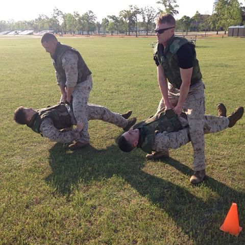 They didn’t have any weights so they’d been doing a lot of body weight workouts but a fe