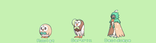 corsolanite:Grass Starter Pokémon (Gens 1 - 7)