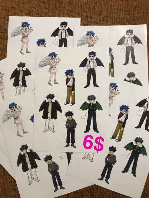 trashfrog99:Hi, I printed more stickers! Payment via PayPal, DM me if you’re interested ~(Prices for
