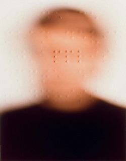 likeafieldmouse:  Patrick Tosani - Portraits (1985) - Color photographs &amp; braille 