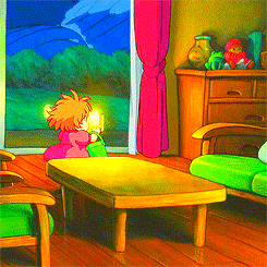 studiioghibli:  Ponyo + Holding the lamp 