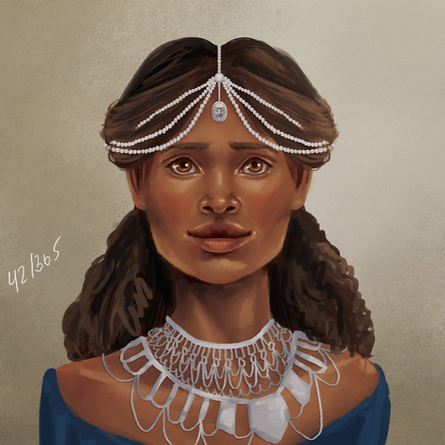 alexisc-art:Speedpaint of Amari from CHILDREN OF BLOOD AND BONE by Tomi Adeyemi. 