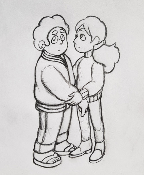 hugthesquids:Steven warming Connie’s hands, some general connverse fluff, and Connie reassuring Stev