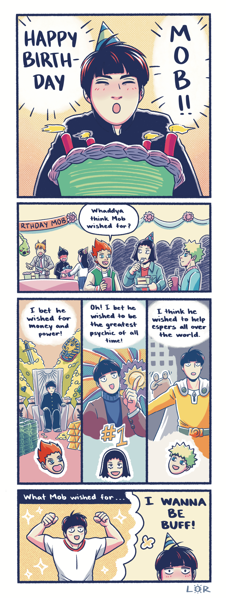 renareyart:Happy Birthday Mobert Psycho! And a happy season 3 trailer drop to us