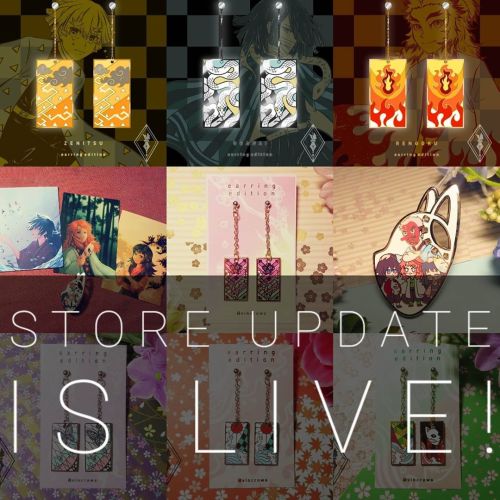 STORE UPDATE IS NOW LIVE!!⚡Link to my store in my profile!☺Preorders will stay open till stock lasts