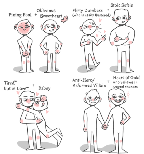 kimjutsu:my favorite ship dynamics!  (•ө•)♡