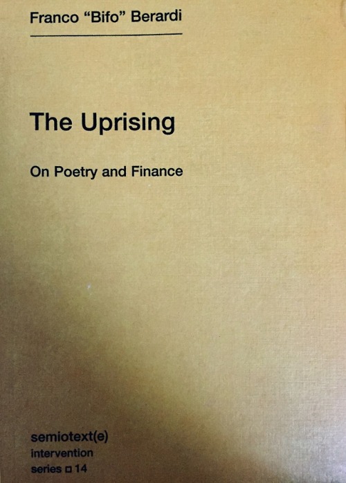 cyberianpunks:  What has poetry to do with finance, and finance with poetry? Nothing, of course.The Uprising