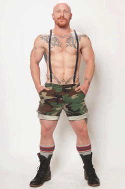 drubskin:  My hope is those socks are so damp and filthy and he is super bossy…  Nipples and suspenders