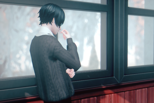 anlamveg: Yandere-kun - Short Shaggy Hair Credits: @yanderedev, @kijiko-sims The school by @imadako 