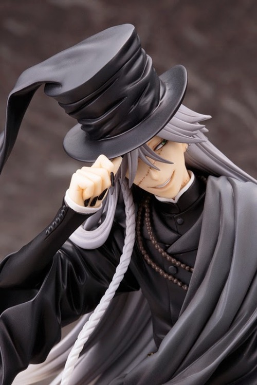 rinfiora:    ARTFX J 黒執事 Book of Circus 葬儀屋  ARTFX J Black Butler (Kuroshitsuji) Book of Circus Undertaker PVC Figure Size: Height 24.5cm (1/8 Scale)Price:  12000yen / approx.  US$ 88.71 Release Date:  October 2015 Pre-order.