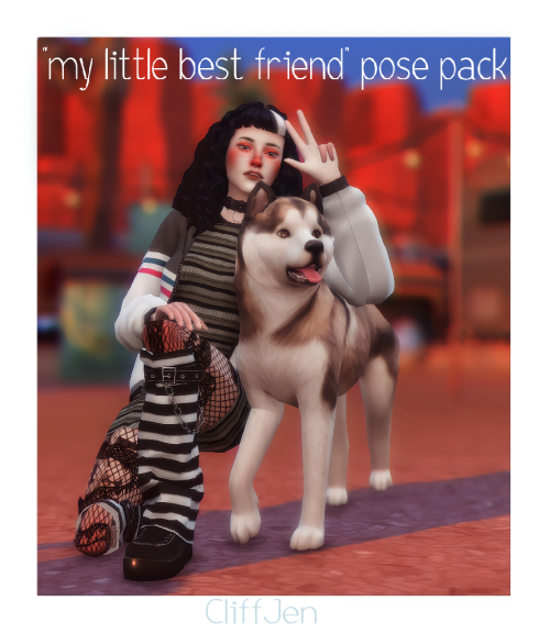 “My little best friend“ pose pack~ 3 poses with large dogyou need:~ pose player and teleporter~ Park