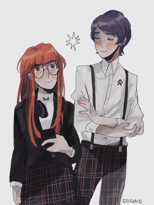 love is stored in the yusuke with shujin uniform