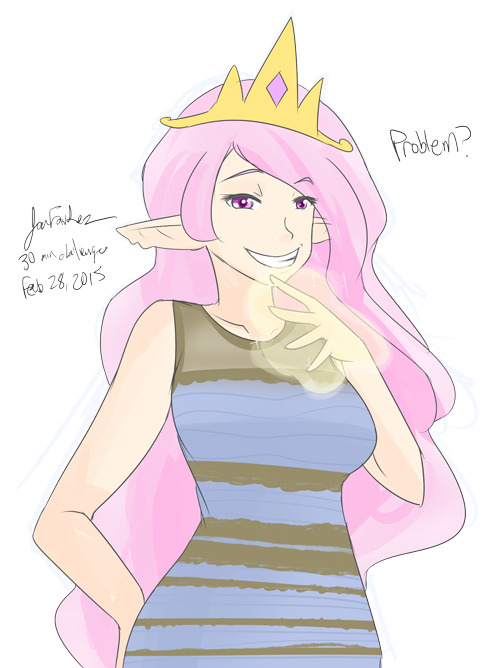 Trollestia’s Dress (30 minute challenge) by JonFawkesOr this week on “pretty girls making ugly faces”Click through to see the animation