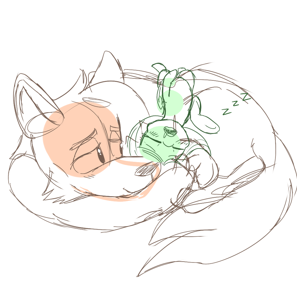lucidlarceny:  ask-wiggles there are just too many cute drizzle sleep positions,