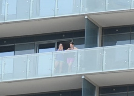 This is what I usually see at the Cosmo, but it was different last Saturday.