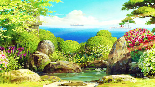 aprettyfire: Favorite Ghibli Scenery for maj0rasmasquerade