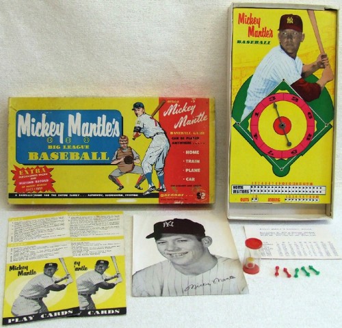 GARDNER: 1957 MICKEY MANTLE Big League Baseball Game