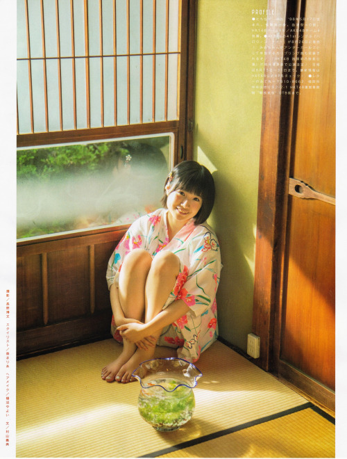 luckynumber48-magz:  Tomonaga Mio @ 【UTB+2015年 VOL.27】
