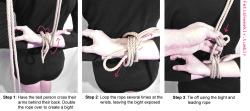 Fetishweekly:  Shibari Tutorial: The Hitachi Harness ♥ Always Practice Cautious