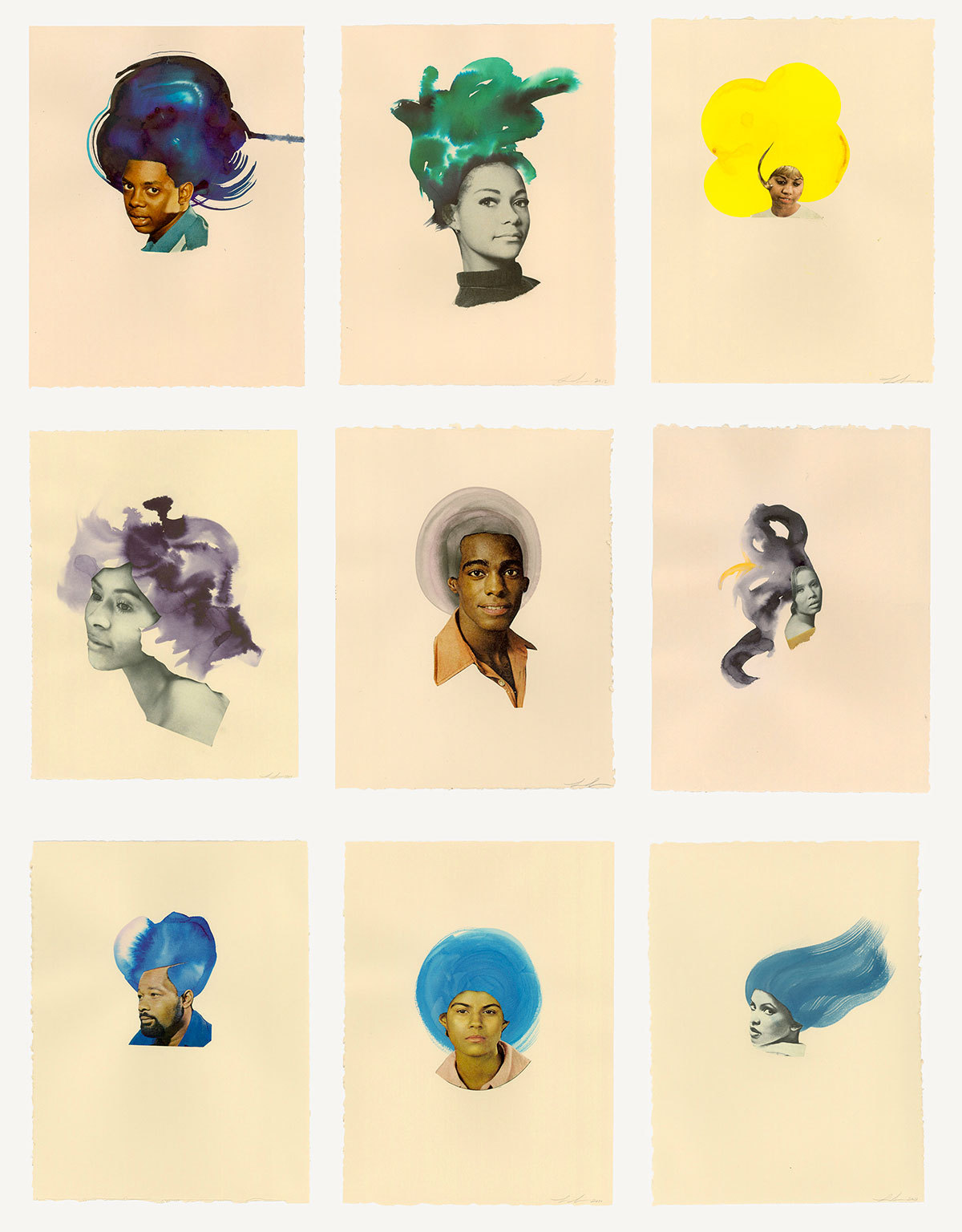 darksilenceinsuburbia:  Lorna Simpson: Ebony Collages website 
