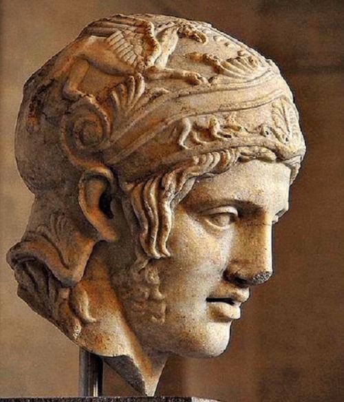 Head of Ares - after Greek original by Alkamenes 420 B.C. at the State Hermitage Museum, St. Petersb