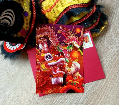 I’m selling 5x7 miniprints of my Lunar New Year dragons for $5! All proceeds will go to the Uk