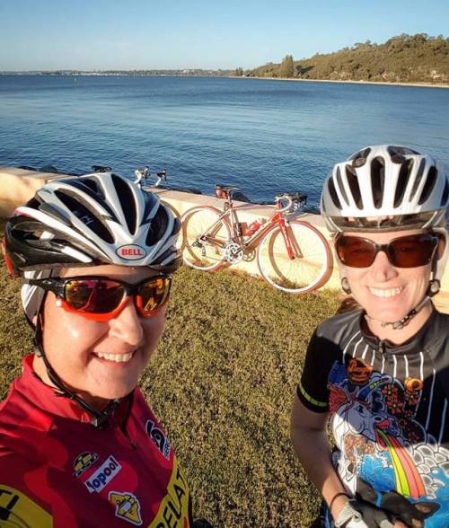 Thank you to my friend Jillian who tootled along with me on my first rehab ride - only 16km at a ver