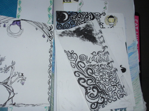 *points Up* This Is The Front Of The Sketchbook Ive Been Carrying Around With Me For About 1 To 2 Years